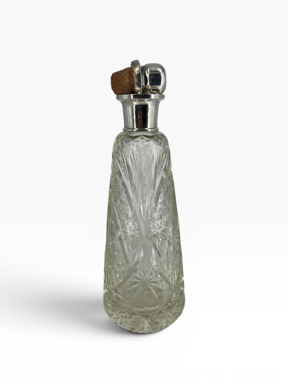 Garrafa Cristal com Prata