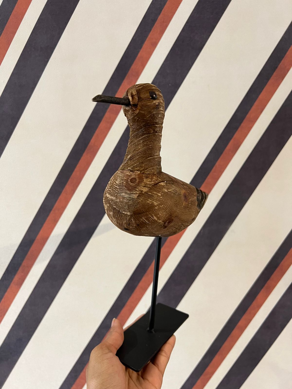 Pássaro Decorativo em Madeira M