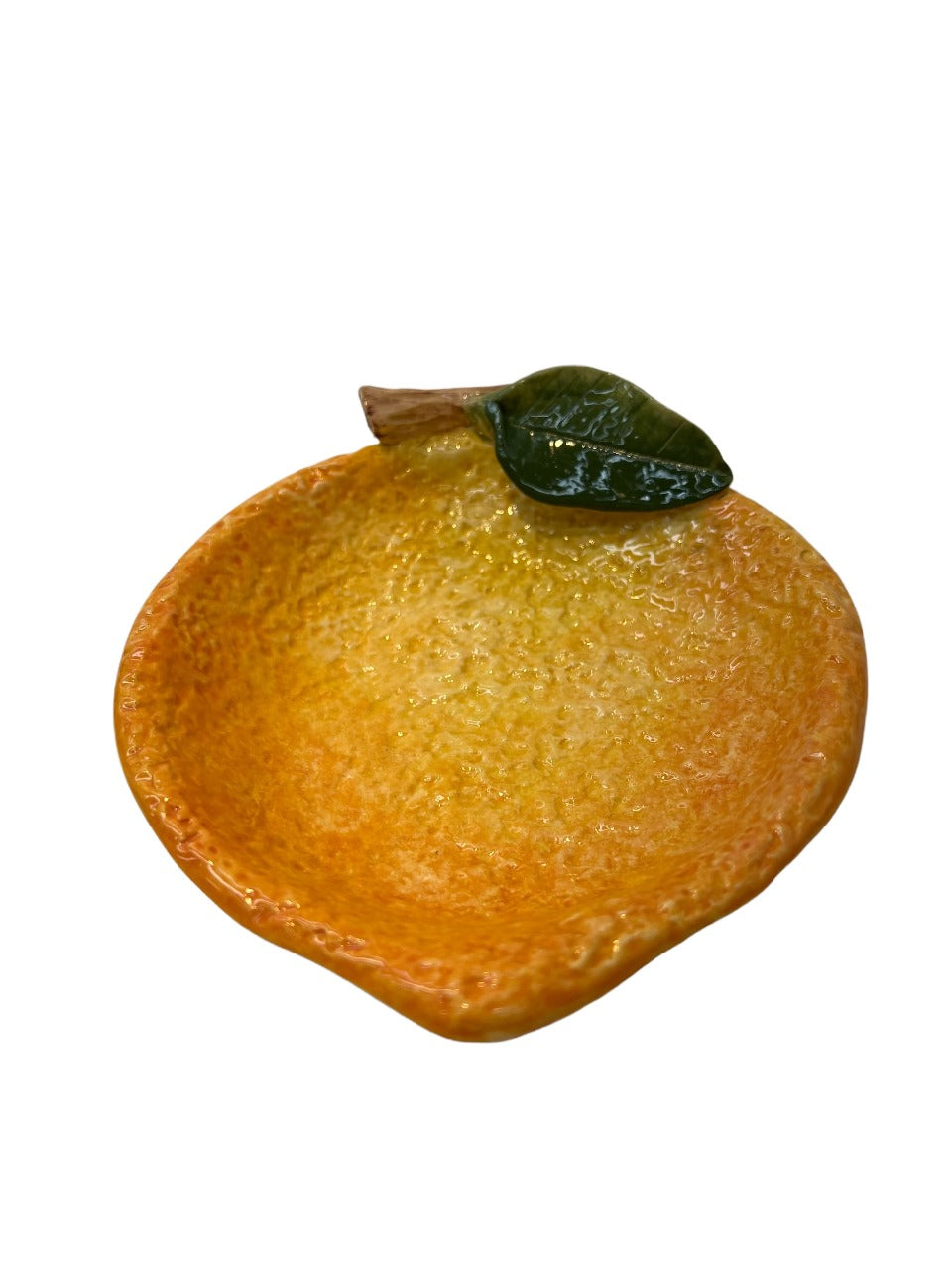 Prato Aperitivo Laranja Pintado A Mão