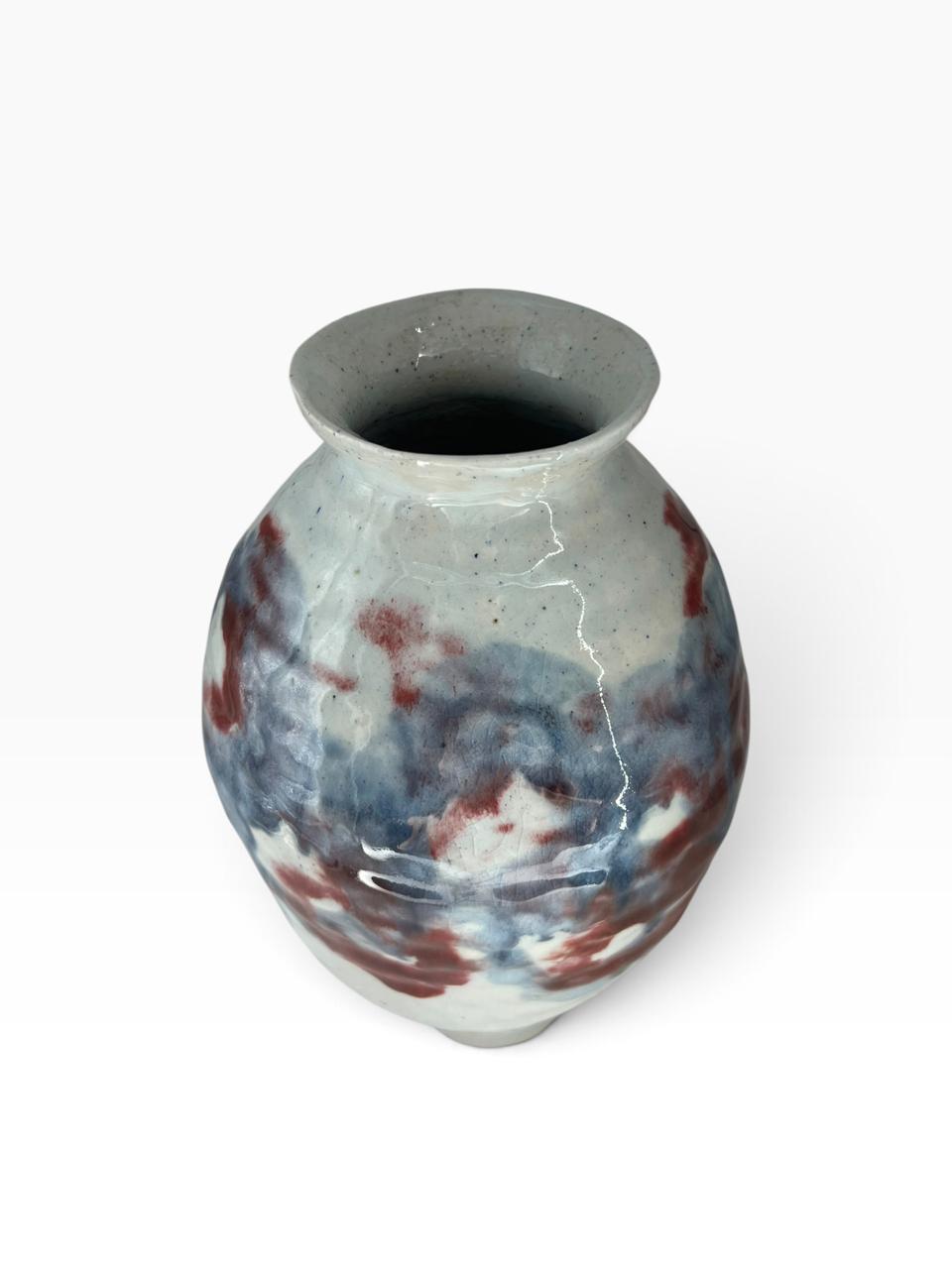 Vaso Azul e Sangue de Boi M