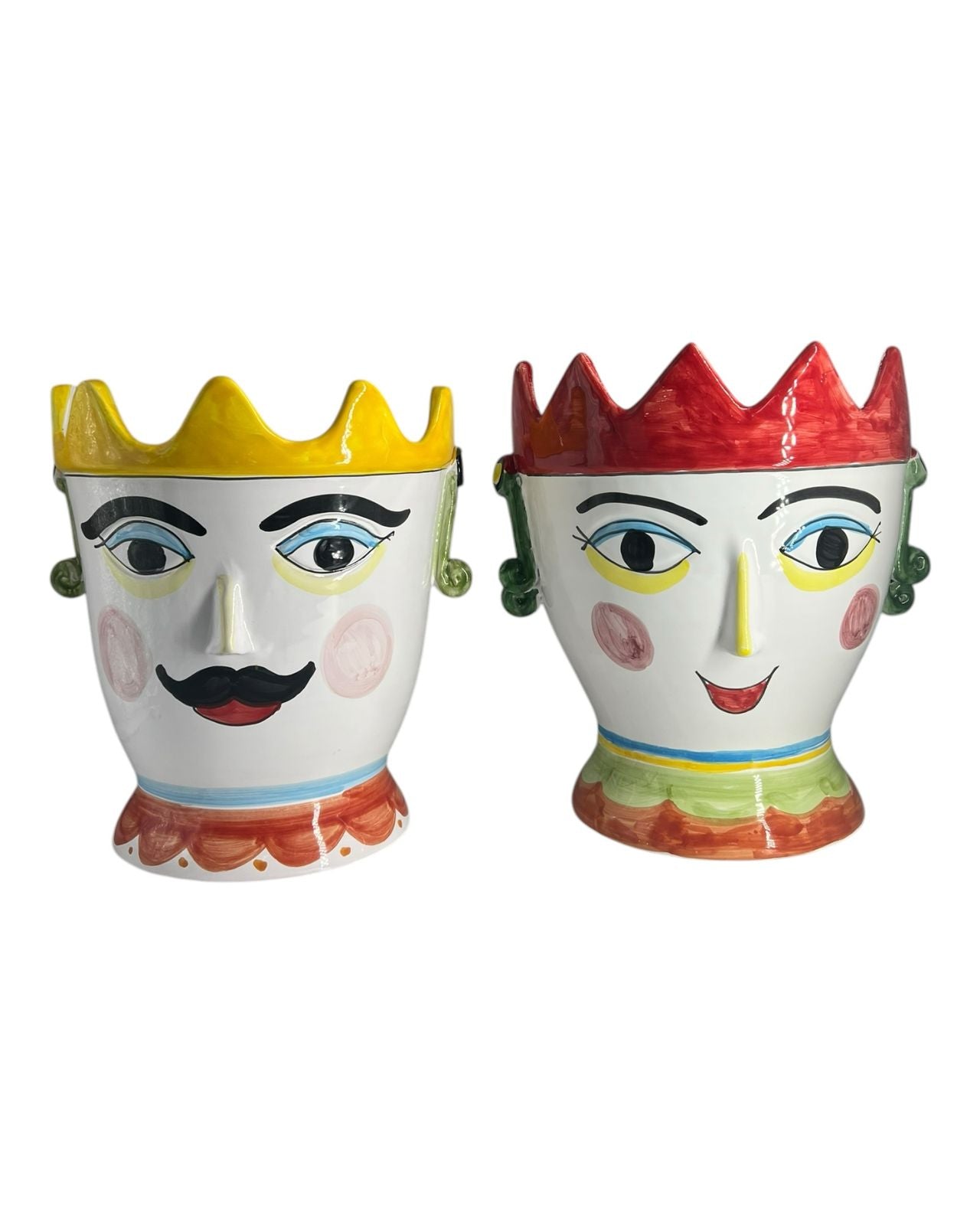 Casal La Muza Vermelho e Amarelo