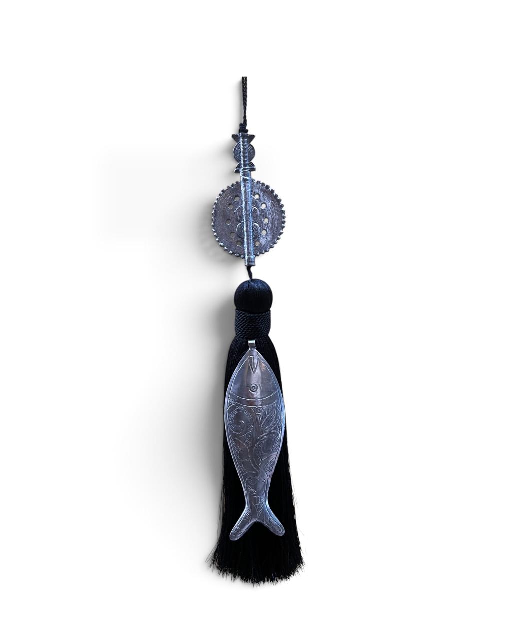 Pingente Preto Peixe