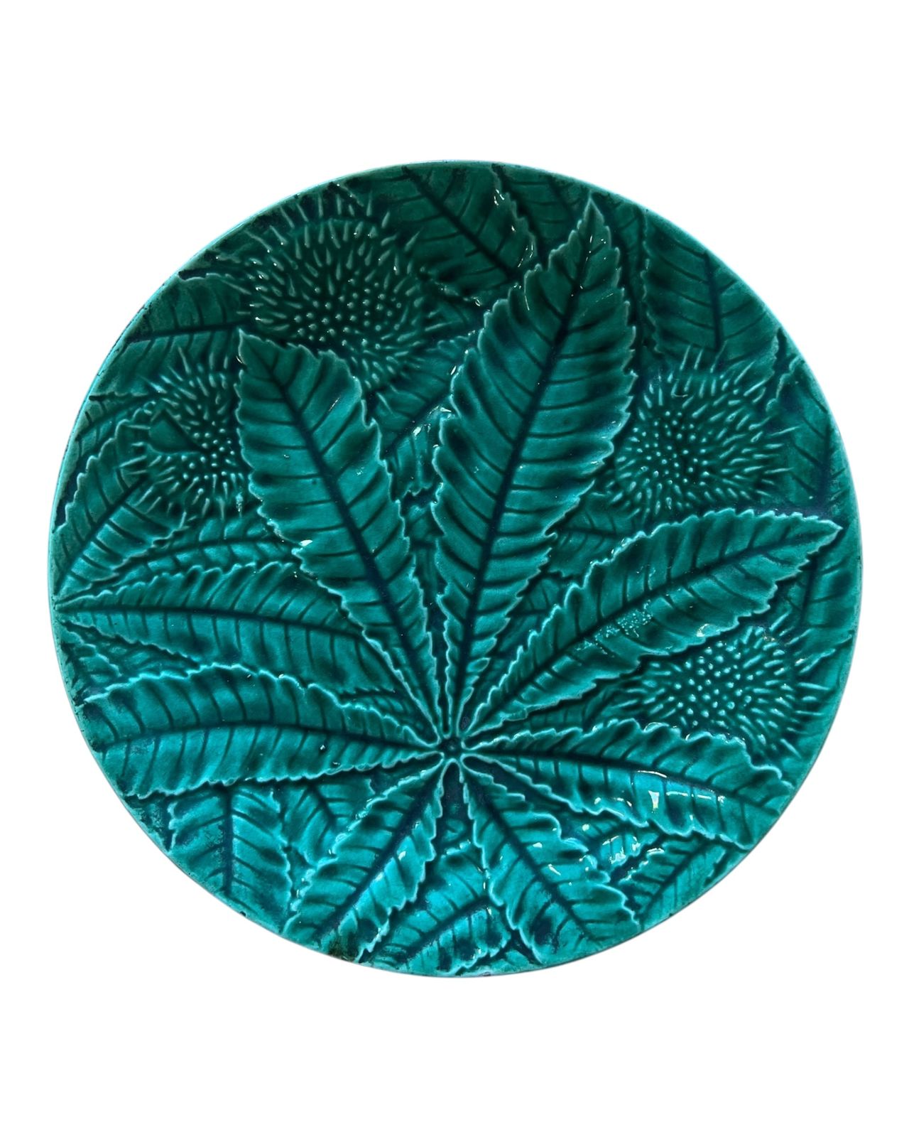 Prato Verde Com Folha