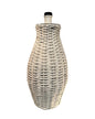Base Abajur Rattan Off White Alto