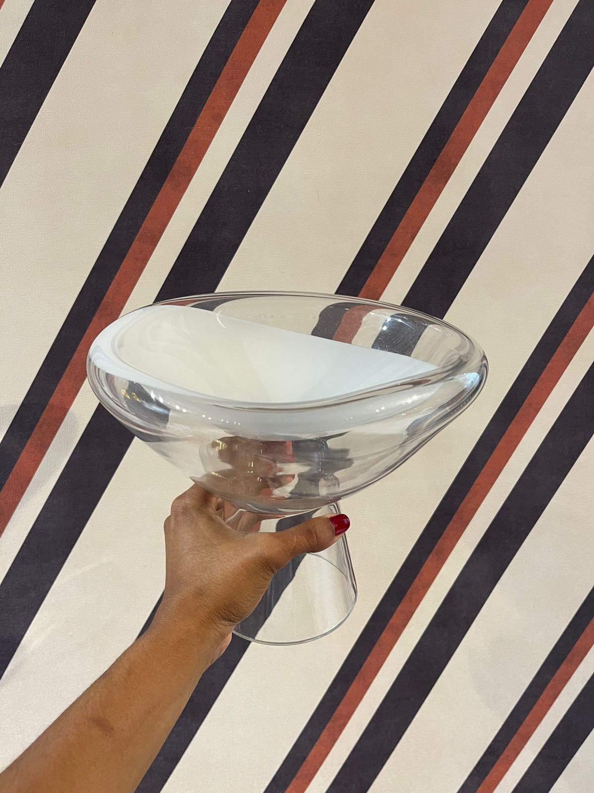 Vaso De Vidro Centro De Mesa M