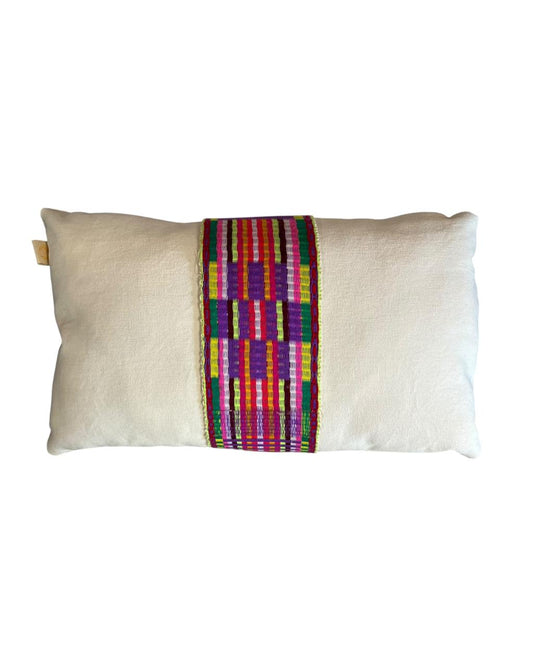 Almofada Ikat Peruano Roxo 50x30 II