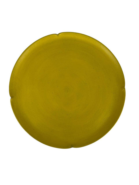 Prato Cerâmica Raso Amarelo