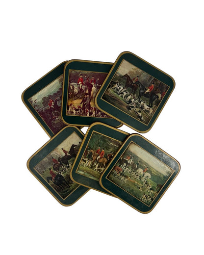 Set 6 Porta Copos Ingleses