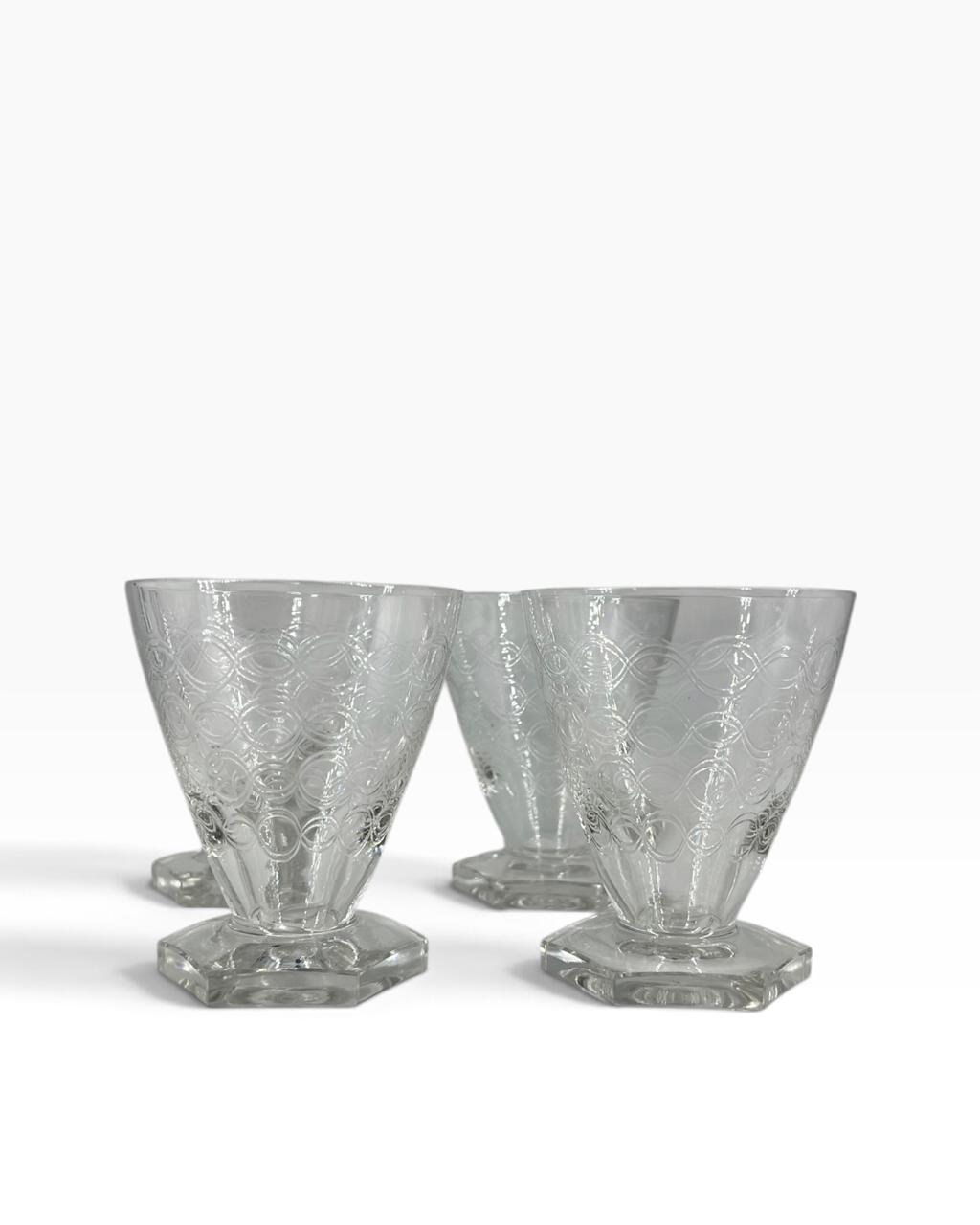 Set 12 Taças Art Deco Francês