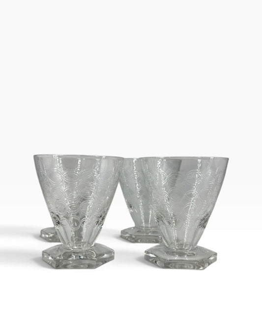Set 12 Taças Art Deco Francês