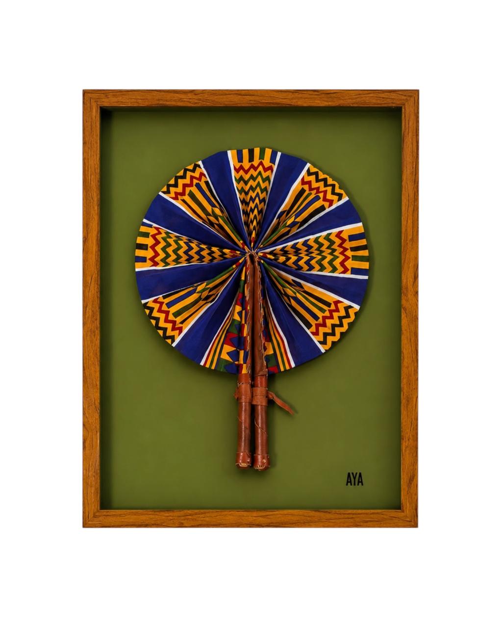 Quadro Leque Pano Sabal