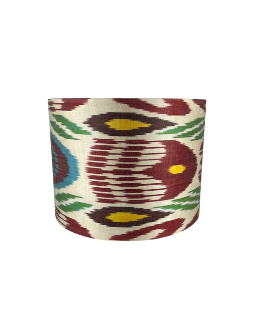 Cúpula Ikat Vermelho e Amarelo 30x22