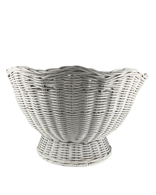 Fruteira Rattan Branca