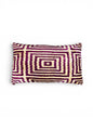 Almofada Veludo e Ikat  55x35