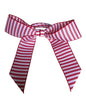 Conjunto 6 Argola Artesanal De Laço Vermelho