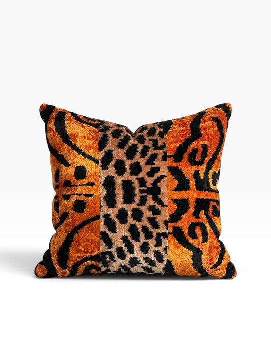 Almofada Ikat Veludo Savana 40x35