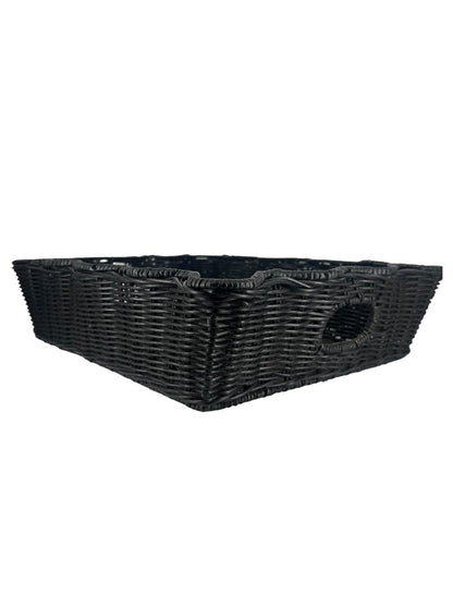 Bandeja Rattan Preta M
