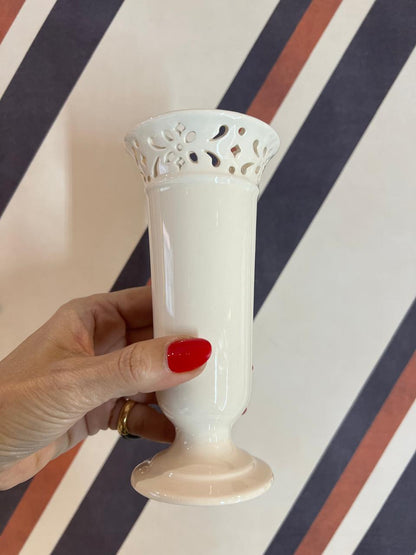 Vaso Soli Flower Royal Creamware