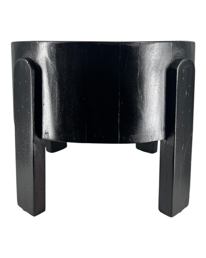 Cachepot c/ Pé Laca Black M