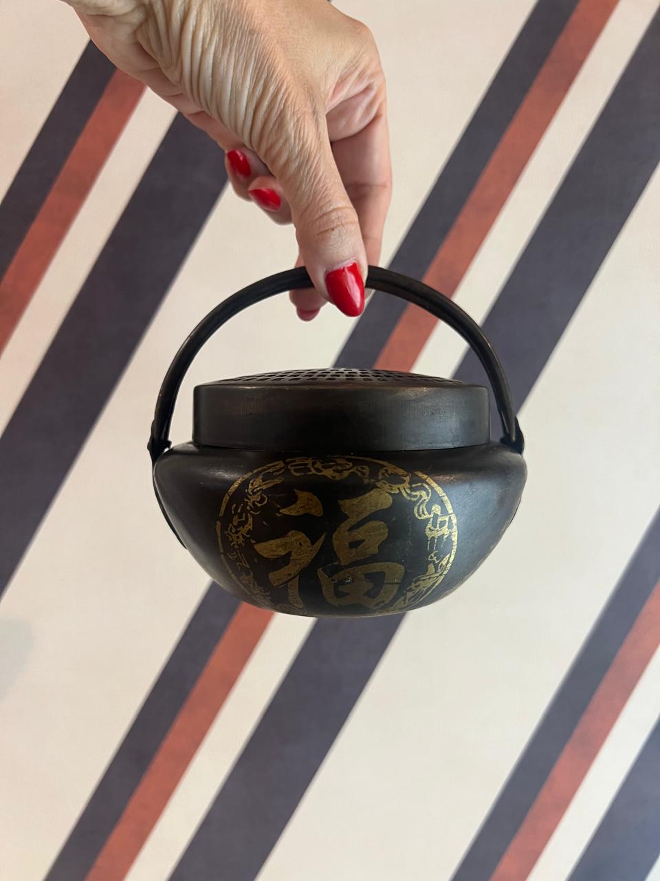 Porta Incenso Fujian Redondo