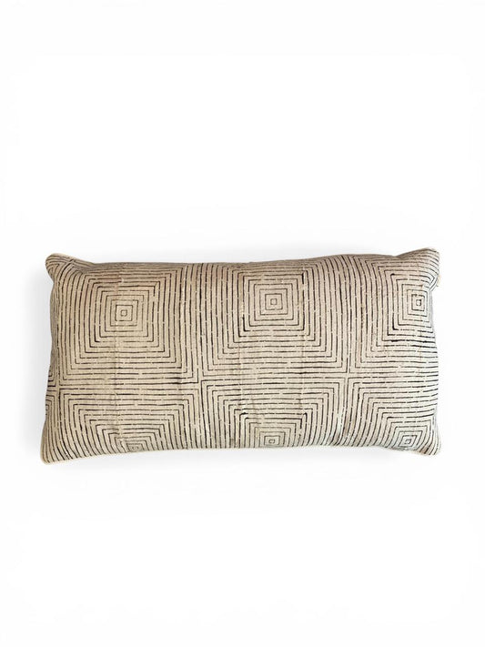Almofada Bogolan Geométrica 85X45