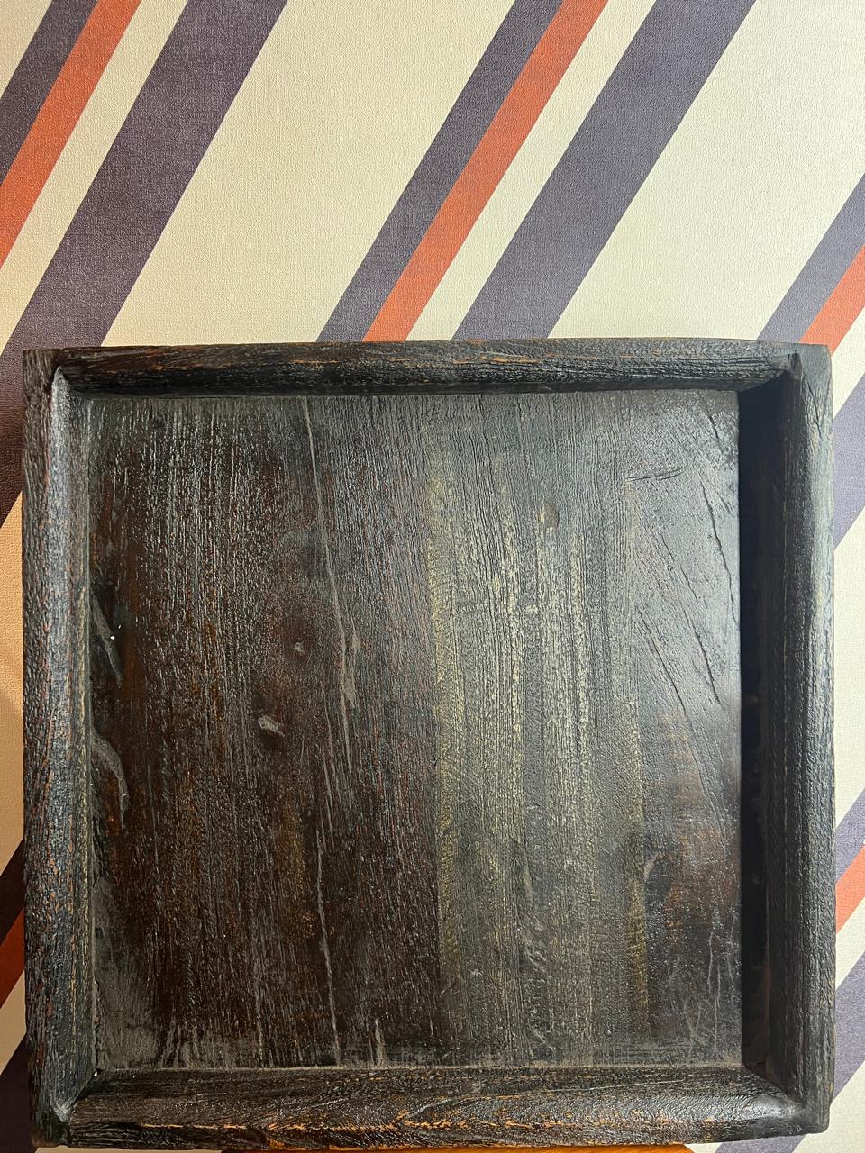 Bandeja Quadrada Laca Black M