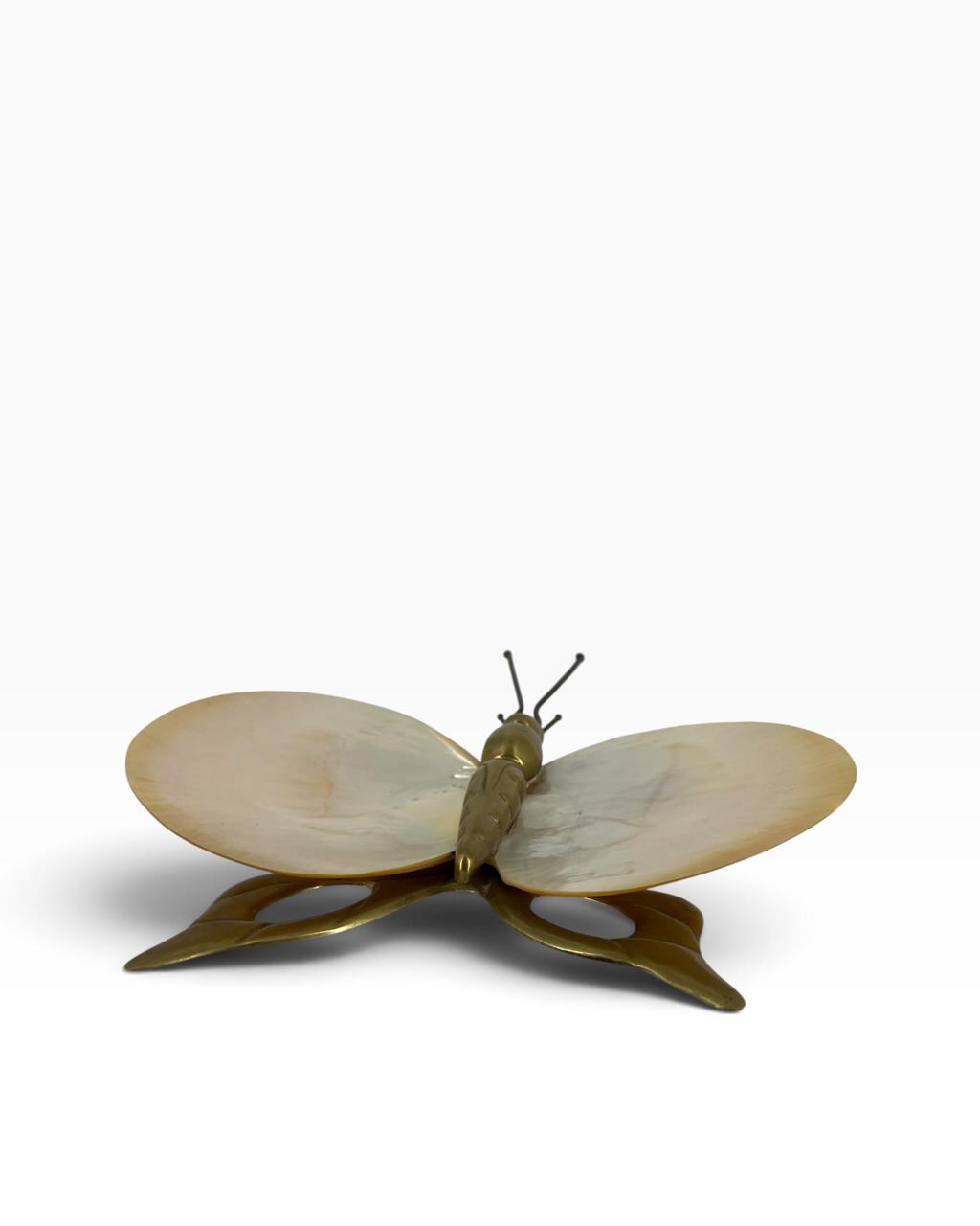 Petisqueira Borboleta Bronze e Madrepérola