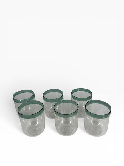 Set de 6 Copos Linear Verde