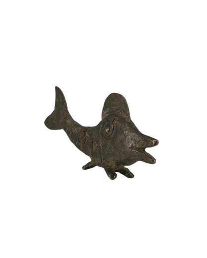 Mini Escultura Peixe  em Bronze