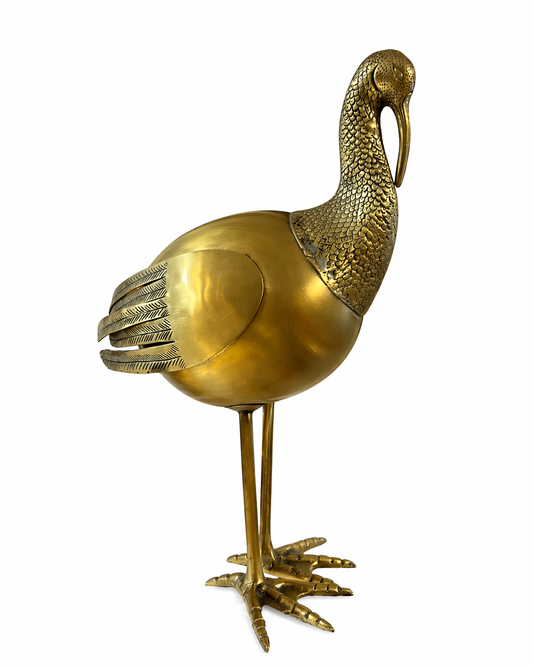 Escultura Latão Curicaca