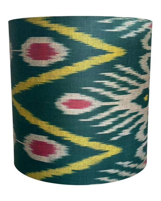 Cúpula Ikat Verde Garrafa
