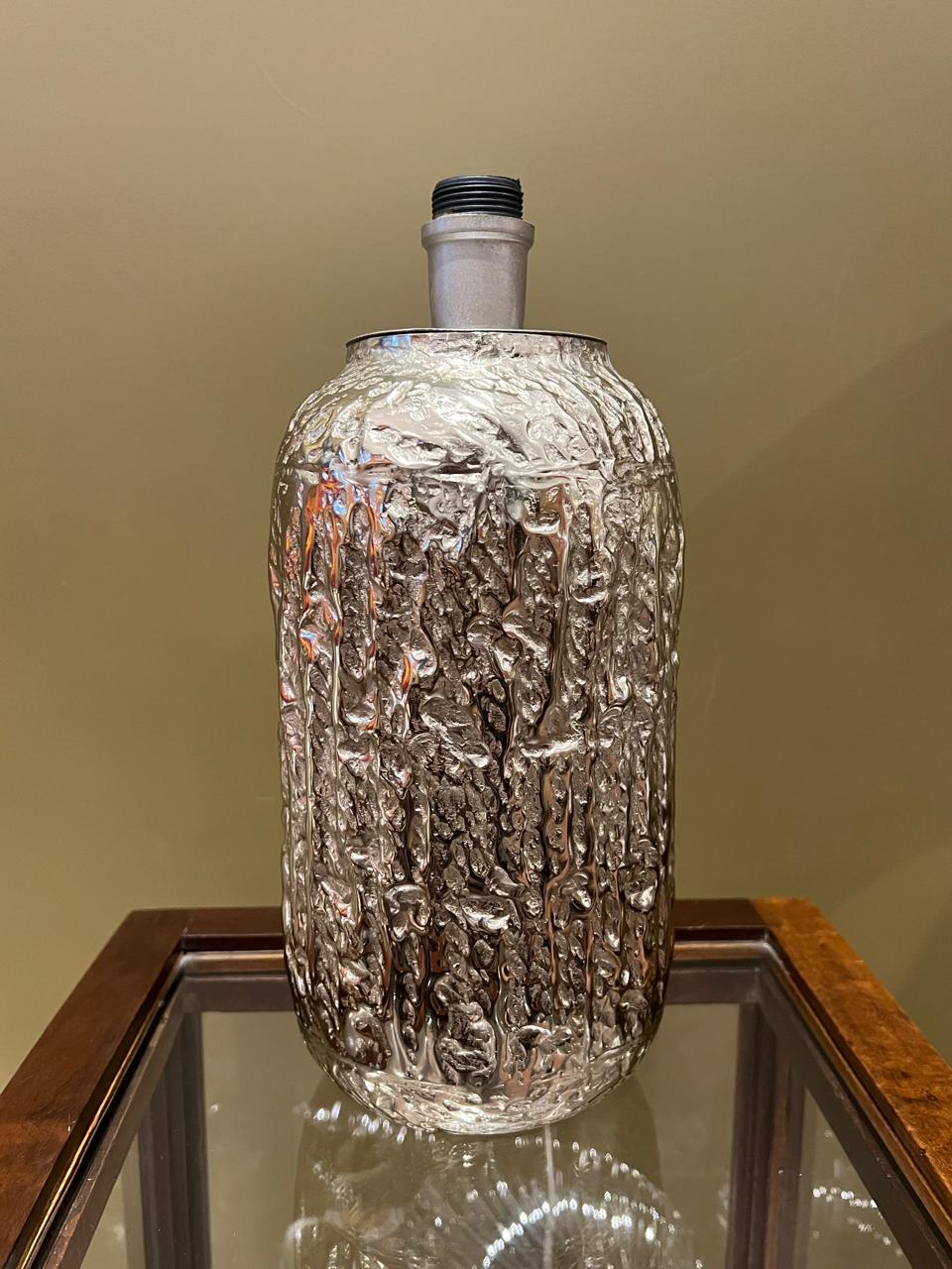Base Abajur Cilíndrica Metal