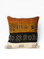 Almofada Bogolan Burkina Faso 77 Tricolor 50x50