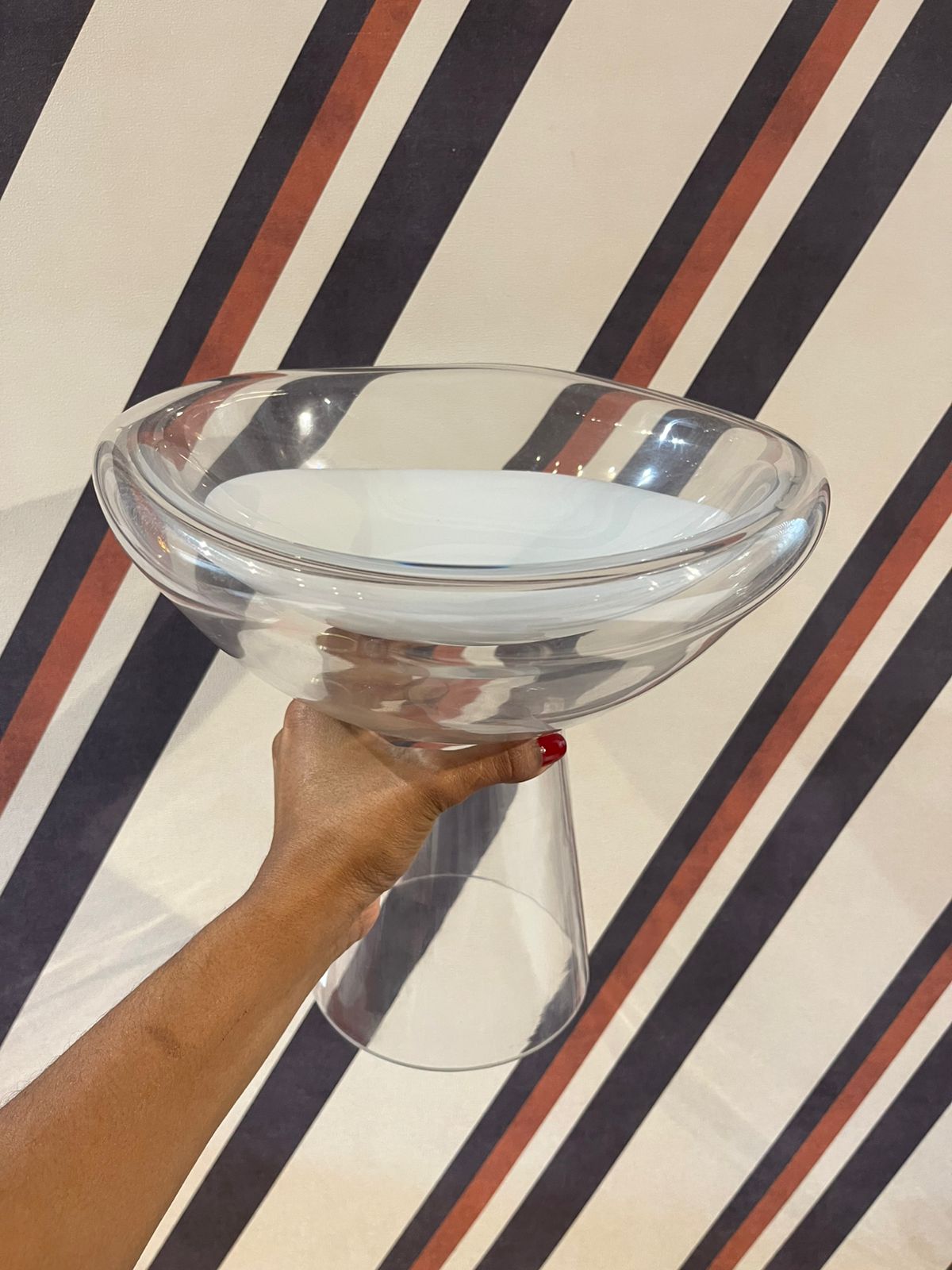 Vaso De Vidro Centro De Mesa G