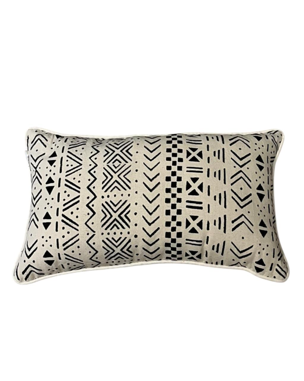 Almofada Ndomo Mali 12 Cru Baguete 30x50