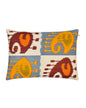 Almofada Ikat Algodão c/ Seda Paisley 50x70