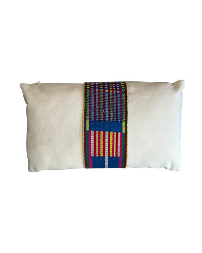 Almofada Ikat Peruano Azul 50x30 II