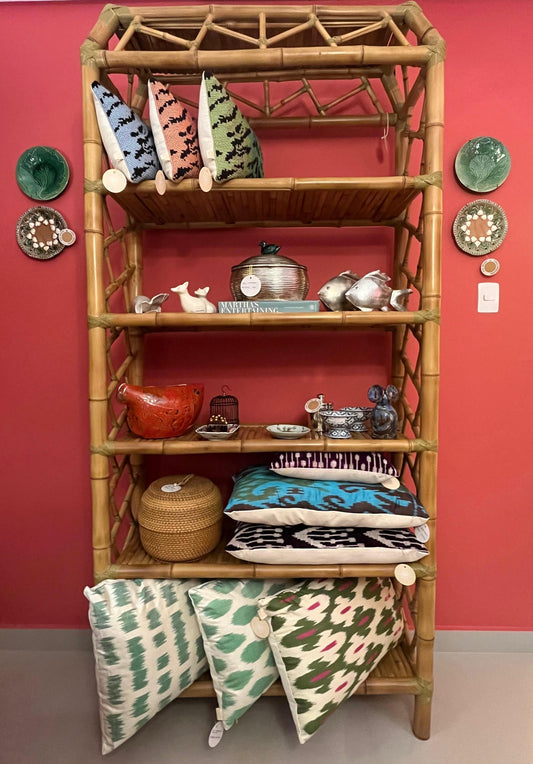 Estante em Bambu Natural 2.15 Mts