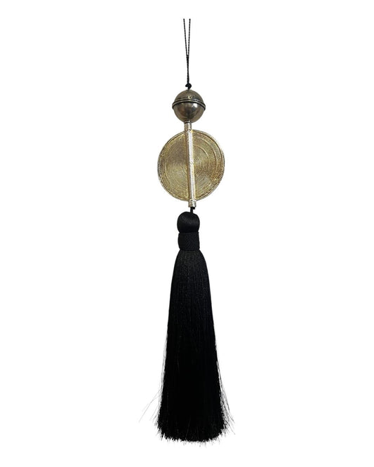 Tassel Preto Disco e Bola