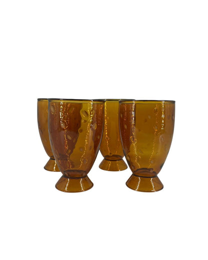 Set de 4 Copos Tulipa Ambar