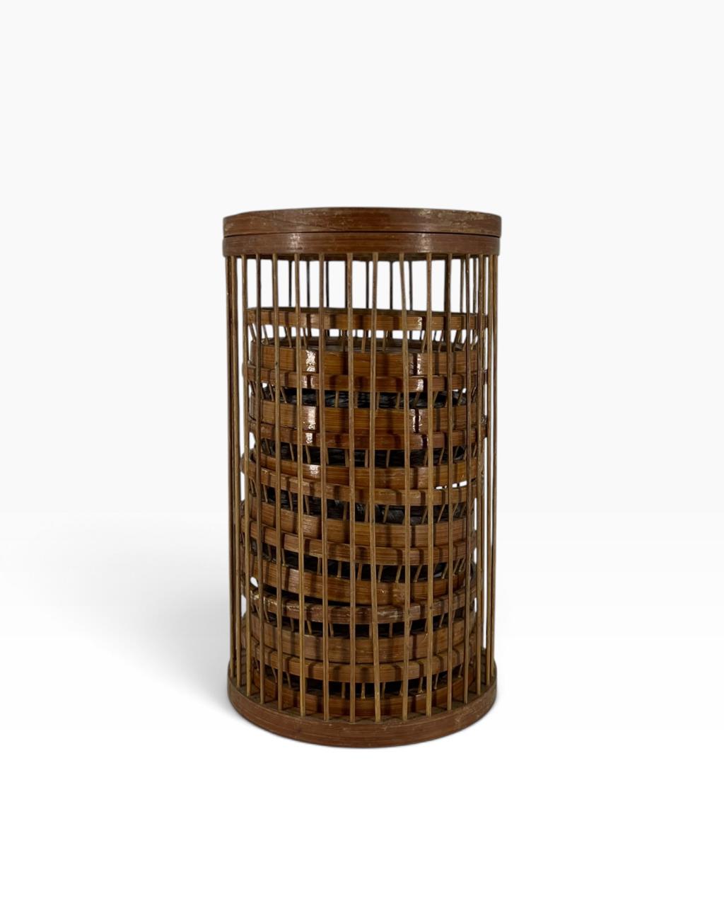 Set  de 7 Porta Copos Bambu