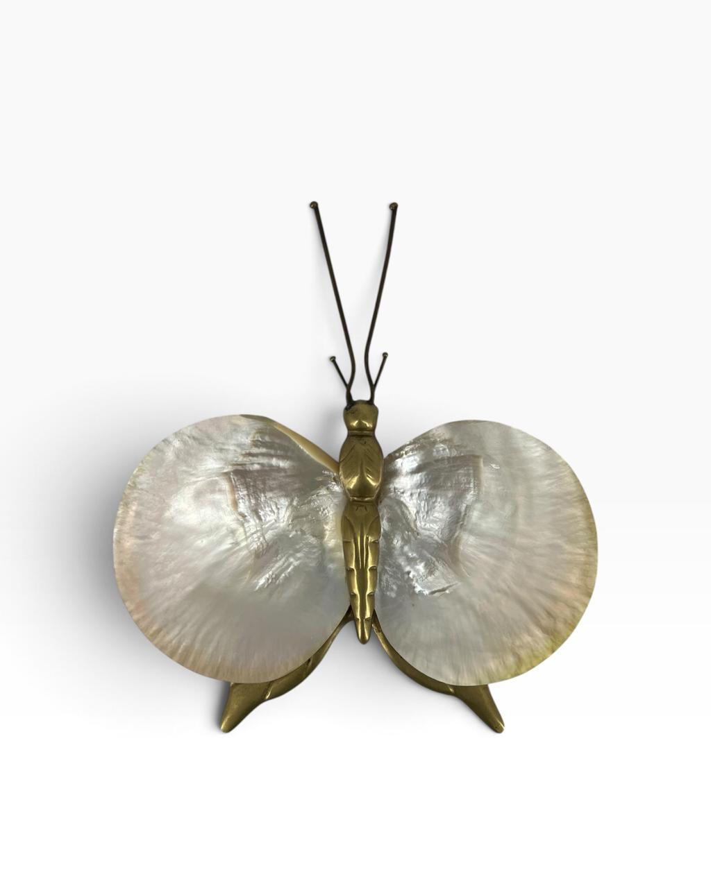 Petisqueira Borboleta Bronze e Madrepérola