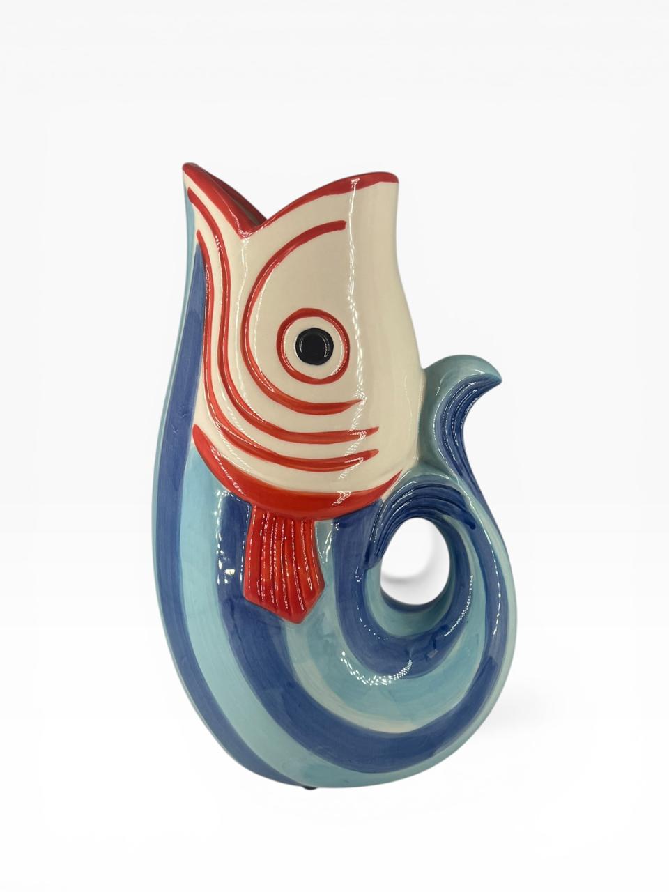 Vaso Peixinho  Azul