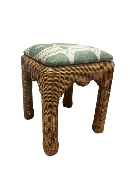Banqueta Ikat Verde