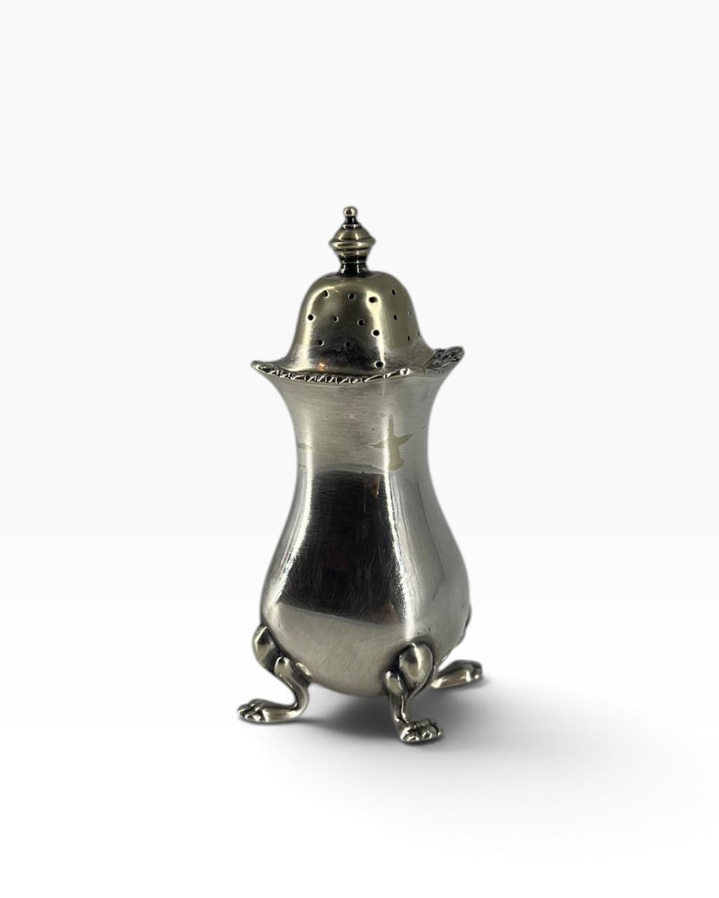 Saleiro Vintage Metal Prateado
