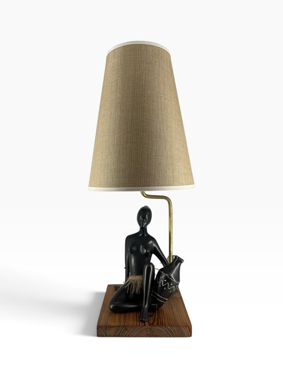 Abajur Escultura Afro II