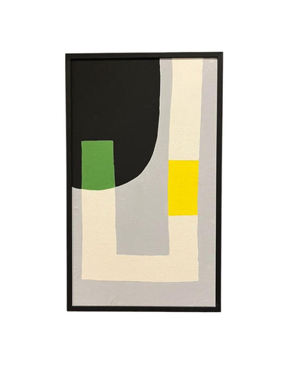 Geométrico Acrílico Sobre Tela 3 62X37