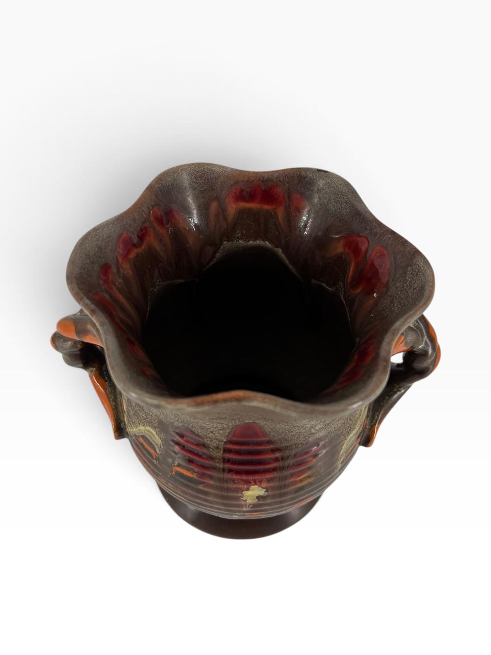 Vaso Cerâmica Marrom