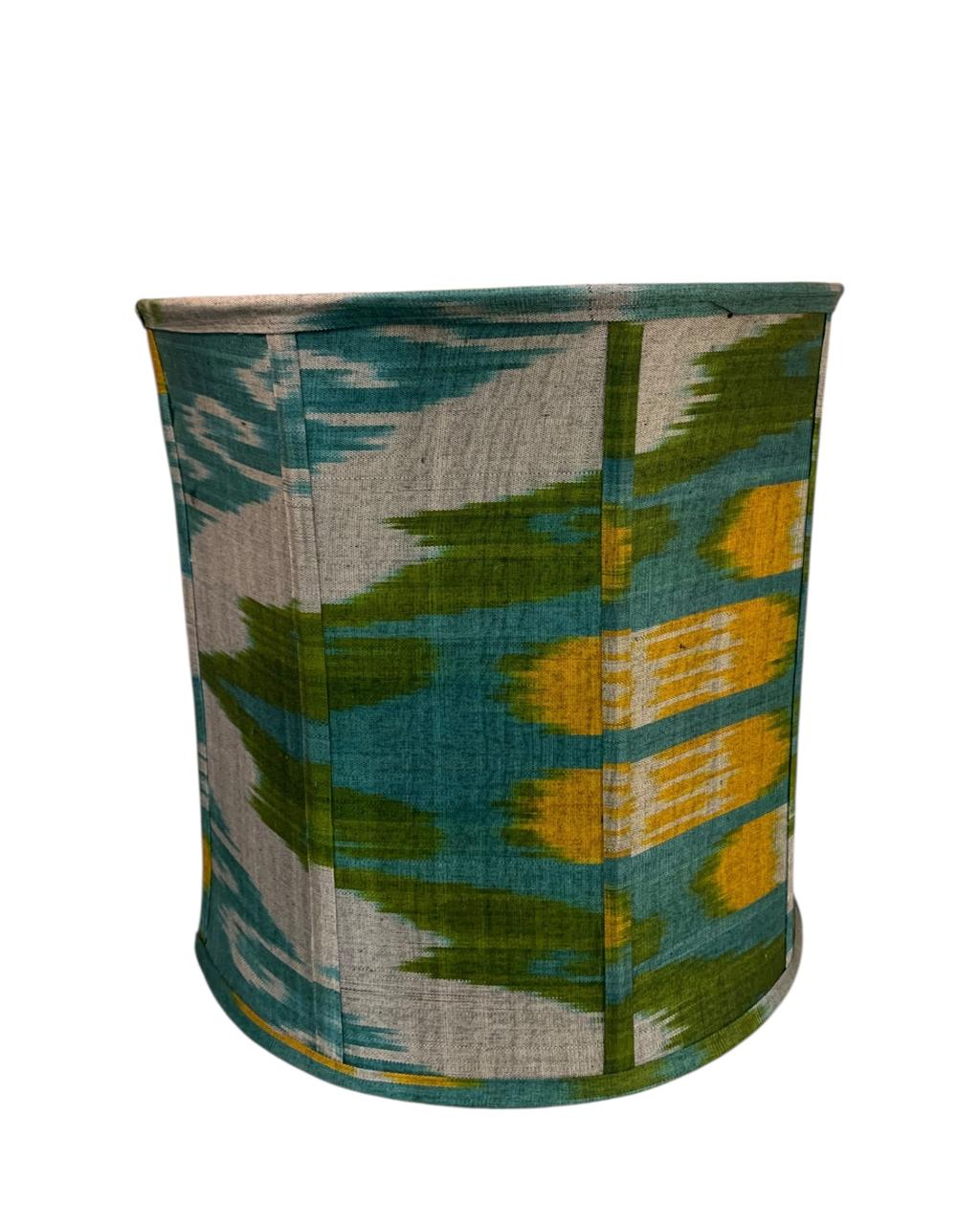 Cúpula Octagonal Ikat Turquesa 30x30