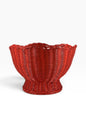 Fruteira Rattan Vermelha